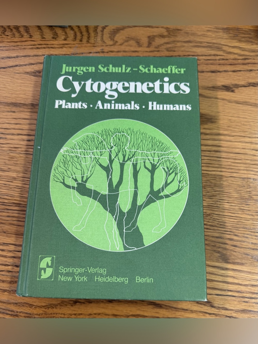 Cytogenetics Plants Animals Humans Jürgen Schulz-Schaeffer hardcover book